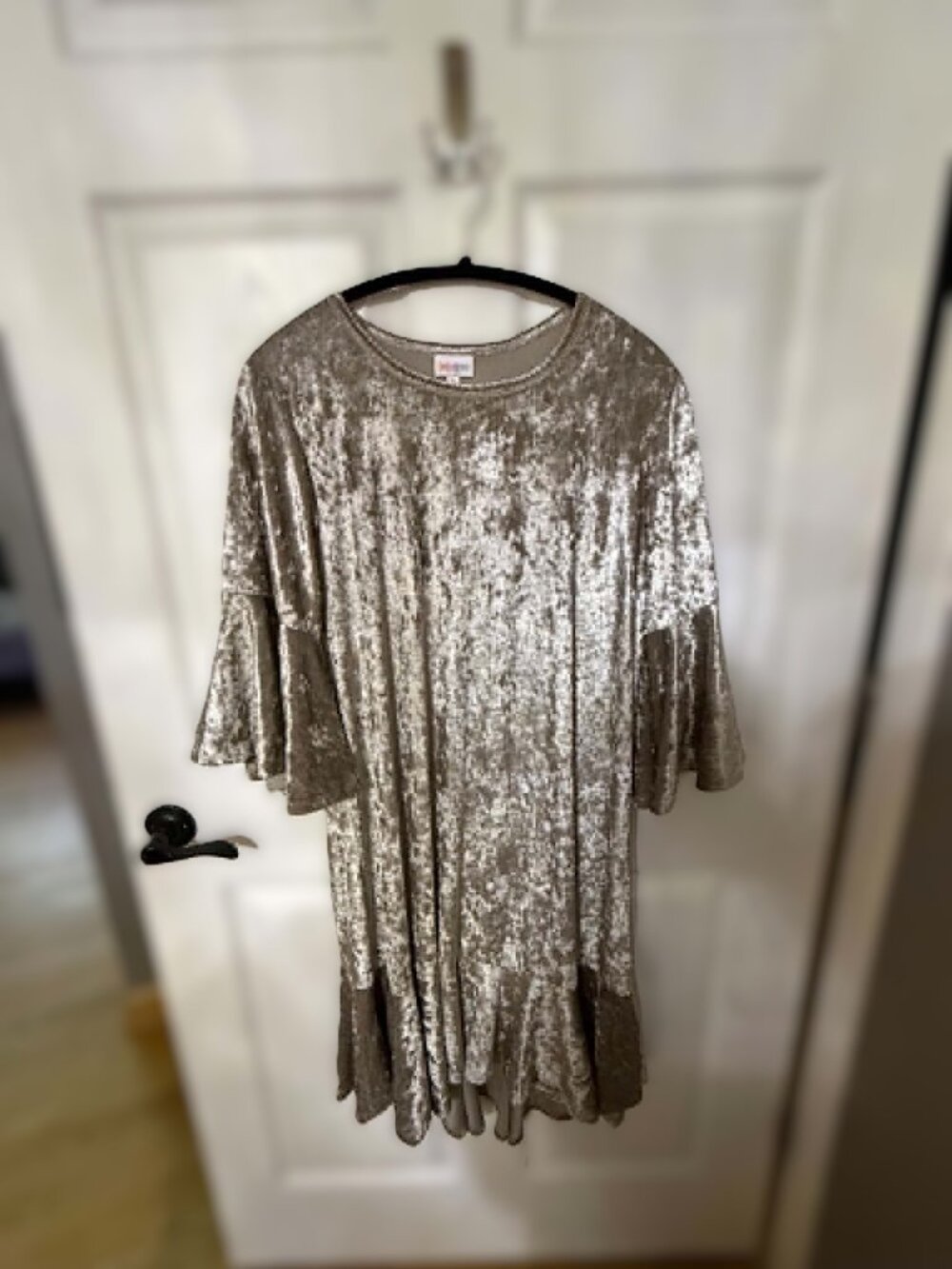 LuLaRoe "Maurine" Crushed Velvet Dress
